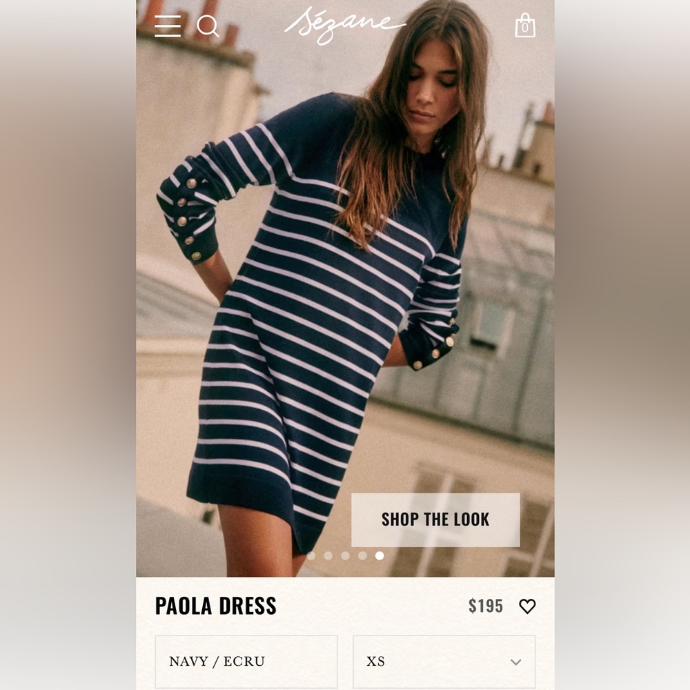 Sezane Paola knit dress